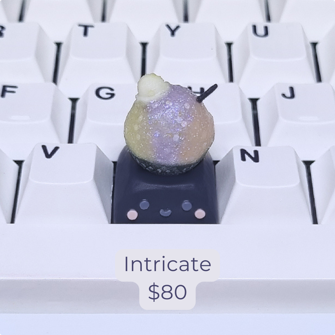 Custom Polymer Clay Artisan Keycap - ZestiZena