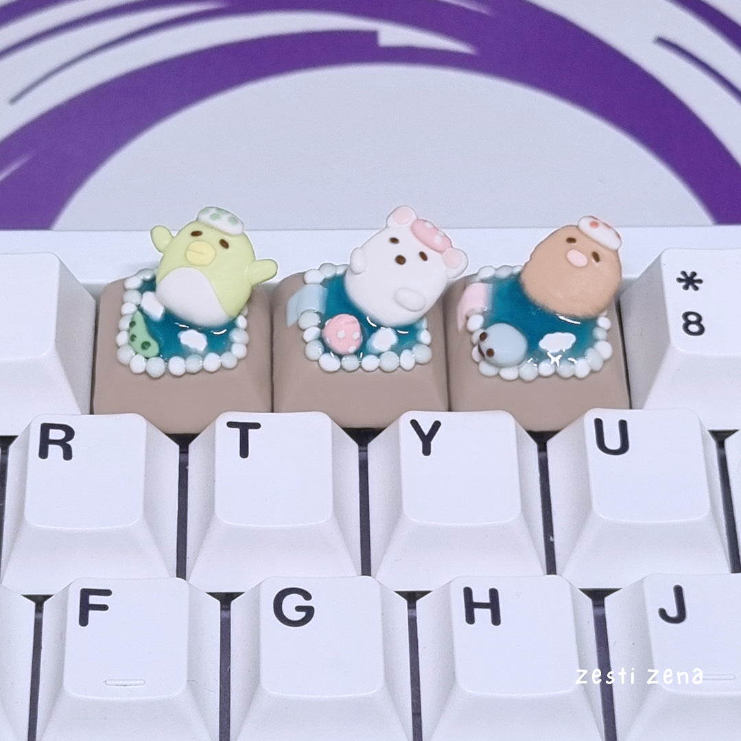 Sumikkogurashi Hot Spring Artisan Keycap - ZestiZena