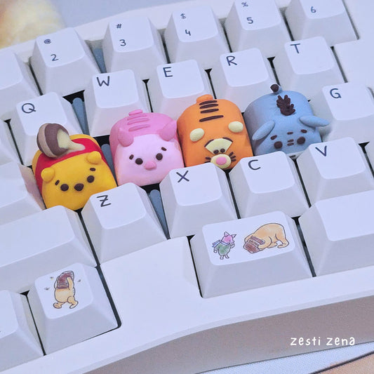 Winnie The Pooh Artisan Keycap - ZestiZena