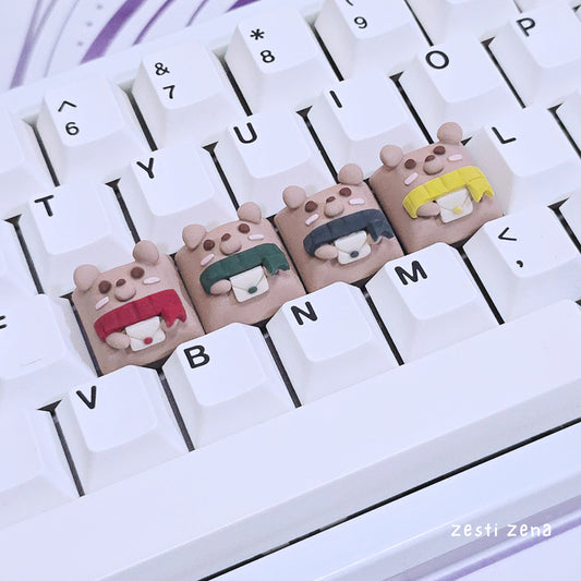 Harry Potter Bear Artisan Keycap - ZestiZena