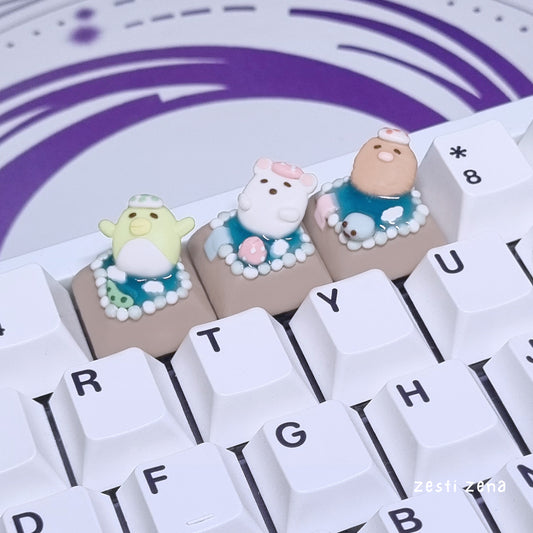 Sumikkogurashi Hot Spring Artisan Keycap - ZestiZena