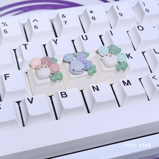Spring Flower Bento Box Artisan Keycap - ZestiZena