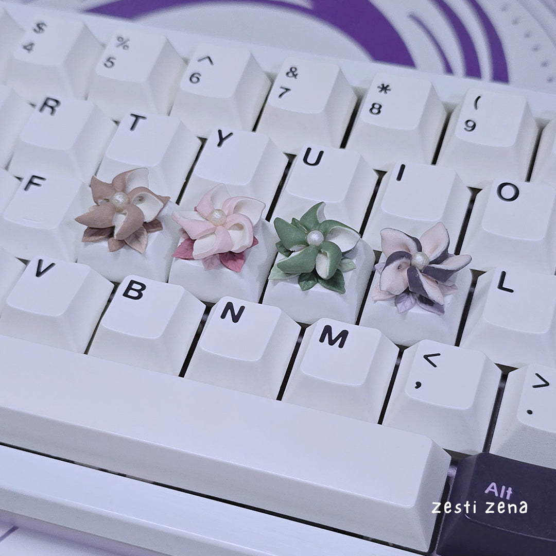 Spinning Pinwheel Artisan Keycap - ZestiZena