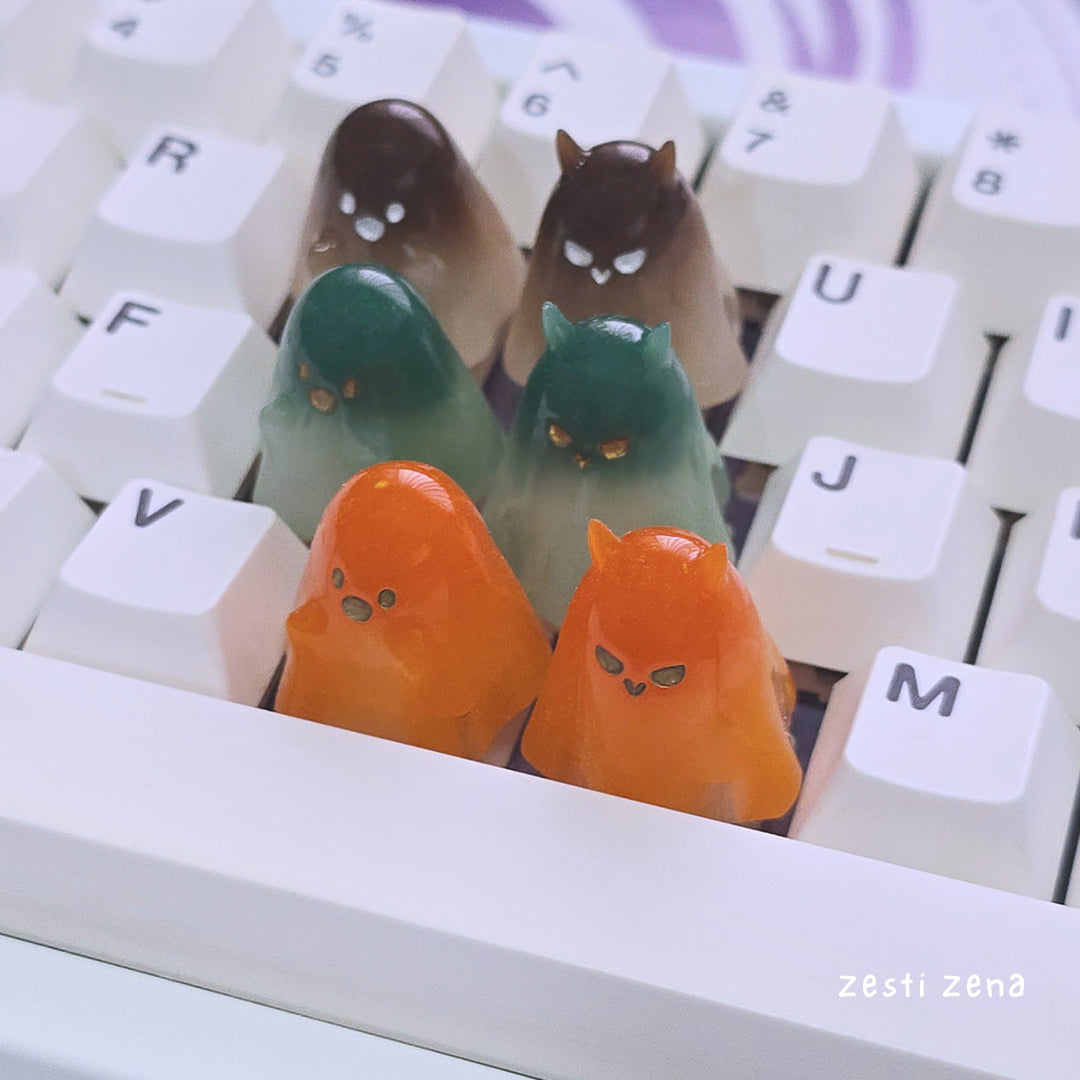 Ghosts Artisan Keycap - ZestiZena