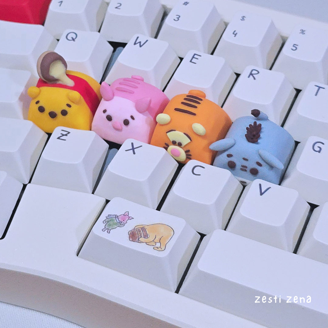 Winnie The Pooh Artisan Keycap - ZestiZena