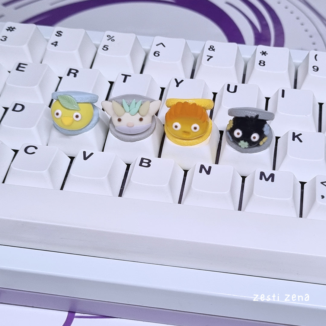 Studio Ghibli Macarons Artisan Keycap - ZestiZena