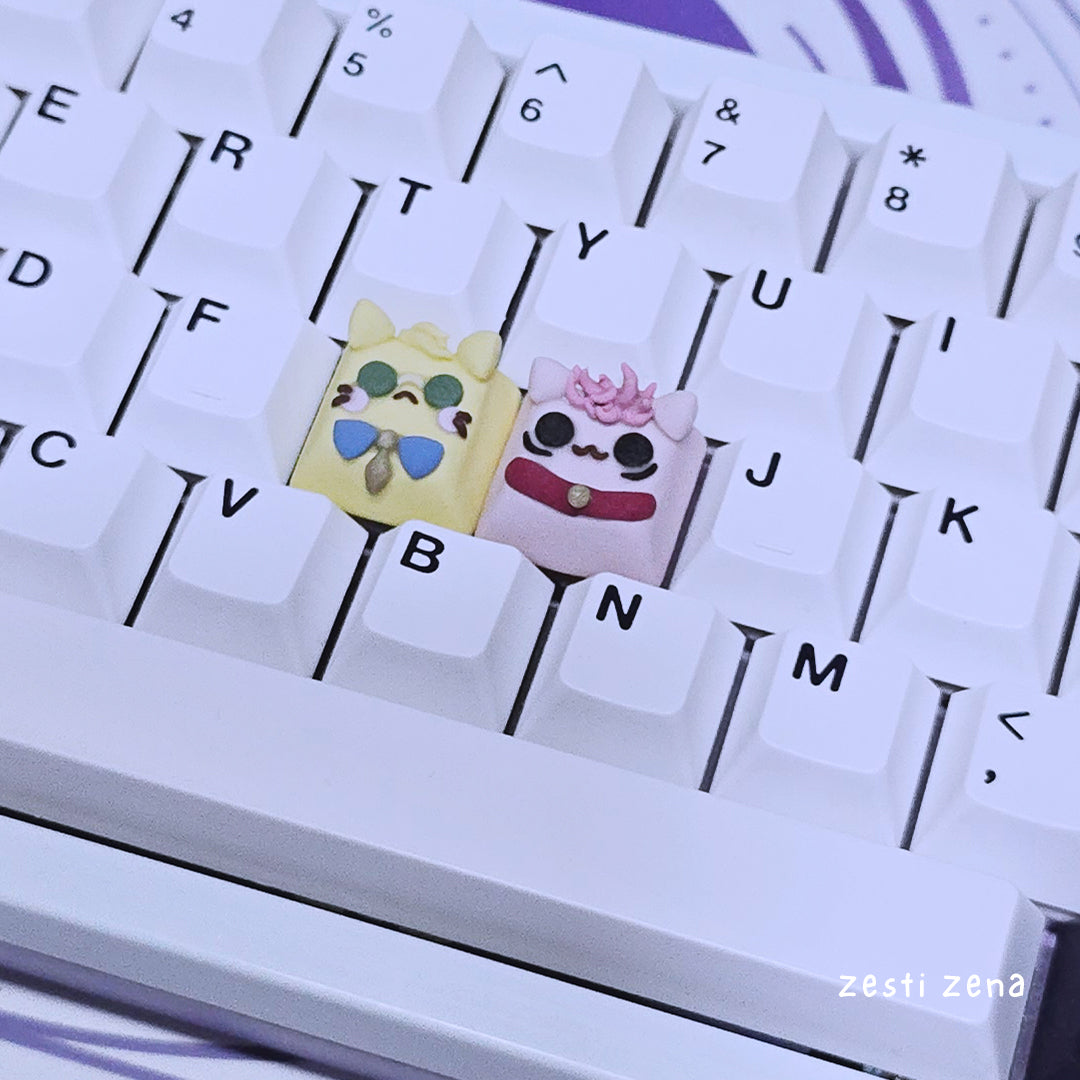 Jujutsu Kaisen Cats Artisan Keycap - ZestiZena