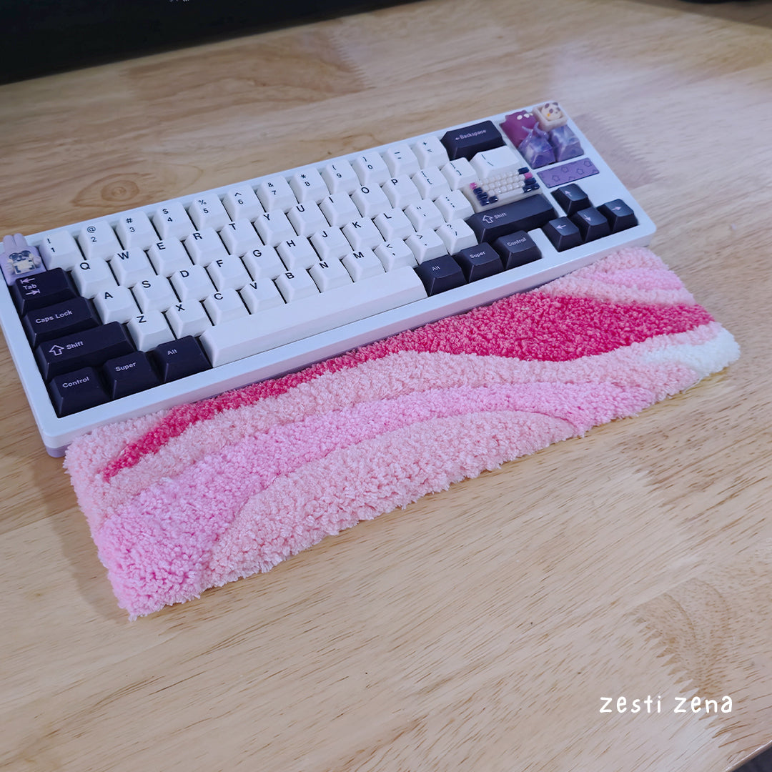 Abstract Flow Keyboard Rug - ZestiZena