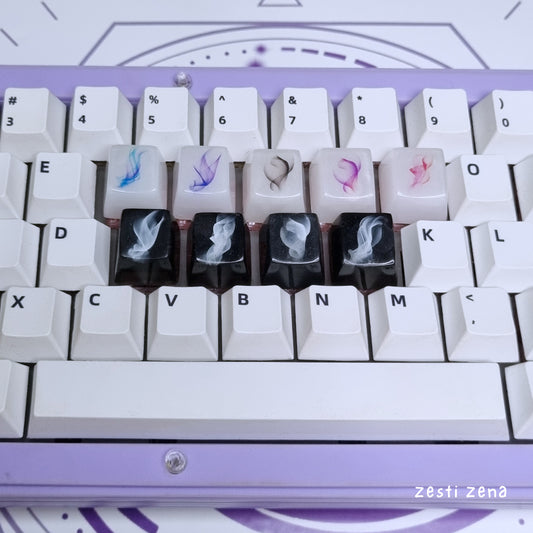 Smokey Vapor Artisan Keycap - ZestiZena