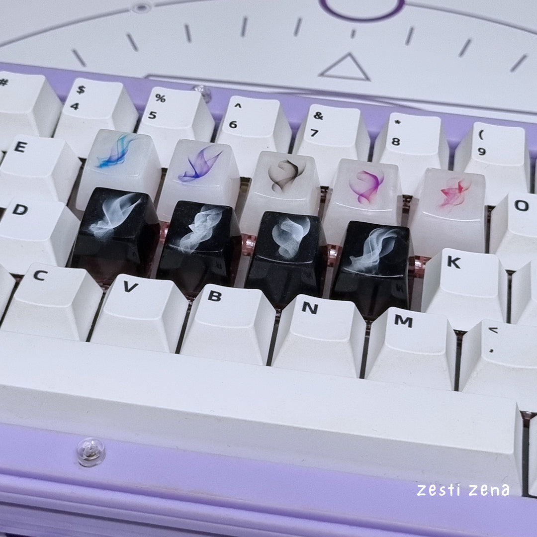 Smokey Vapor Artisan Keycap - ZestiZena