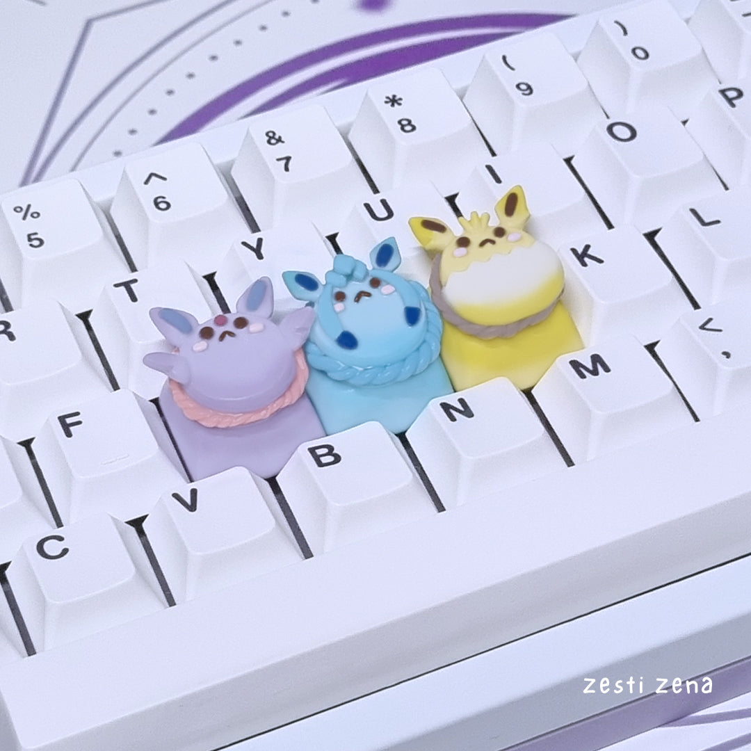 Pokemon Eeveelution Artisan Keycap - ZestiZena