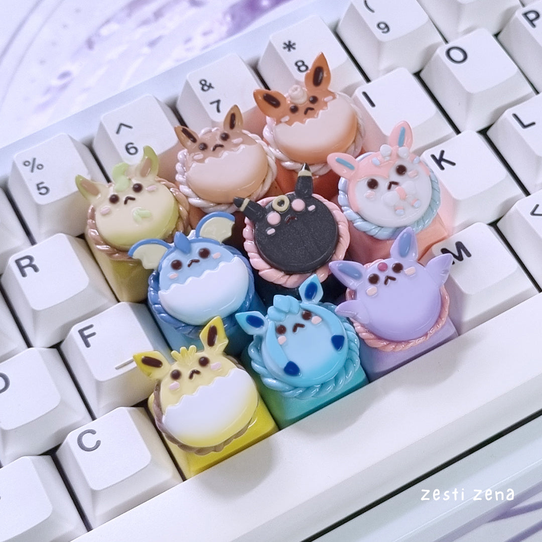 Pokemon Eeveelution Artisan Keycap - ZestiZena
