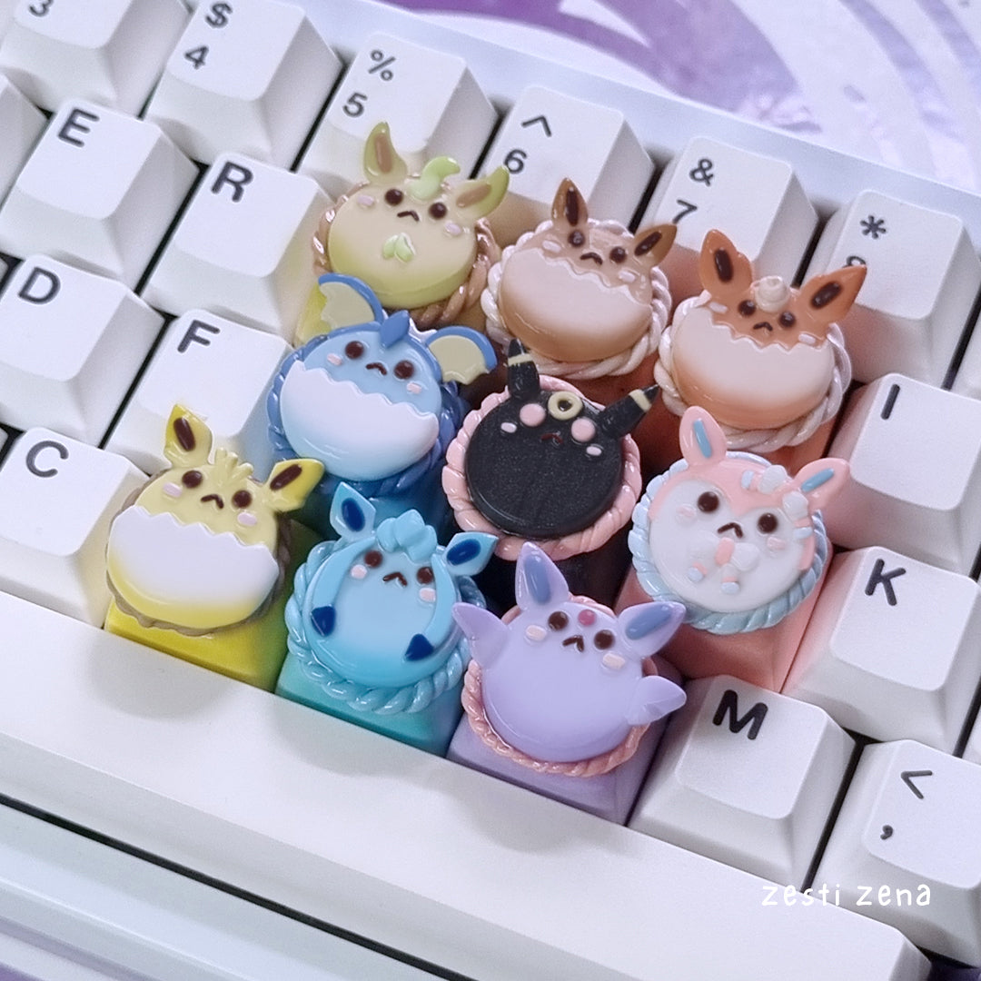 Pokemon Eeveelution Artisan Keycap - ZestiZena